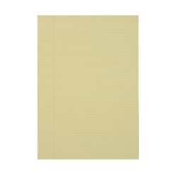 Glued Writing Pads By SKILCRAFT®, 8 1/2" x 14", Yellow, Legal Ruled Both Sides, Pack Of 12 (AbilityOne 7530-01-124-7632)