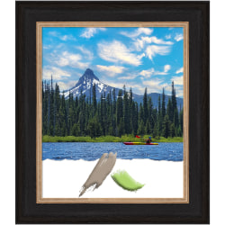 Amanti Art Picture Frame, 27" x 31", Matted For 20" x 24", Vogue Black