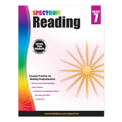Carson-Dellosa Spectrum Reading Workbook, Grade 7