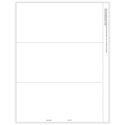 ComplyRight® 1099-NEC Tax Forms, Blank, Recipient Copy B/C, C Backer Information, 3-Up, Laser, 8-1/2" x 11", Pack Of 150 Forms