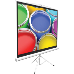 Pyle 50" Manual Projection Screen - 4:3 - Matte White - 29.5" Height x 39.5" Width - Floor Mount