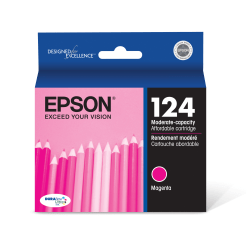Epson® 124 DuraBrite® Ultra Magenta Ink Cartridge, T124320