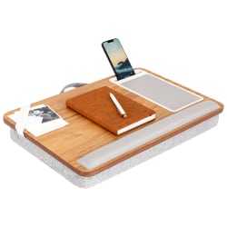 Rossie Home® Premium Lap Desk, 3"H x 21-1/8"W x 3"D, Natural Acacia