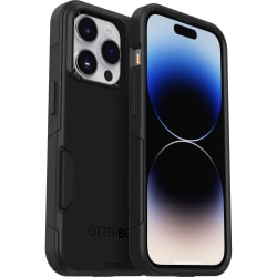 OtterBox iPhone 14 Pro Commuter Series Antimicrobial Case - For Apple iPhone 14 Pro Smartphone - Black - Bump Resistant, Bacterial Resistant, Dirt Resistant, Drop Resistant, Dust Resistant - Synthetic Rubber, Polycarbonate, Plastic - 1 Pack