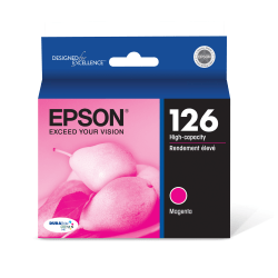 Epson® 126 DuraBrite® Ultra High-Yield Magenta Ink Cartridge, T126320