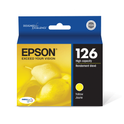 Epson® 126 DuraBrite® Yellow Ultra-High-Yield Ink Cartridge, T126420
