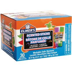 Elmers Scented Glue Sticks, Small - 0.21 oz - Tropical Mix - 30 / Pack