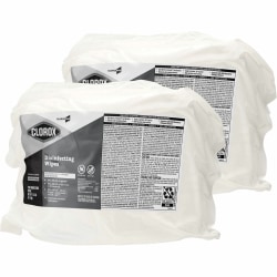 CloroxPro™ Disinfecting Wipes - For Multipurpose - Fresh Scent - 7" Length x 7" Width - 700 / Pack - 2 / Carton - Pre-moistened - White