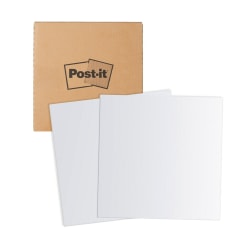 Post-it Flex Write Surface Sheets, The Permanent Marker Whiteboard Surface, 9.1 in. x 9.1 in