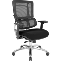 Office Star™ 99662C Pro Vertical Ergonomic High-Back Mesh Office Chair, Black