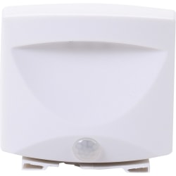 Maxsa Night-Light 40341 Night Lamp - LED Bulb - Motion-activated, Weather Proof - Wall Mountable - White
