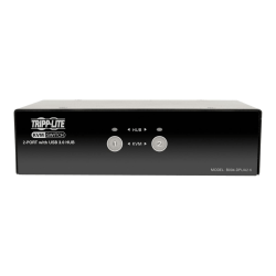 Eaton Tripp Lite series 2-Port DisplayPort KVM Switch w/Audio, Cables and USB 3.0 SuperSpeed Hub - KVM/audio/USB switch - B004DPUA2K