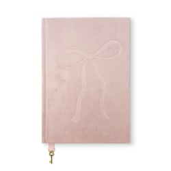 Studio Oh! Olivia Velvet Journal, 5-13/16" x 8-1/4", Sweetheart Pink, Total Quantity 1