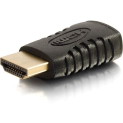 C2G HDMI Mini Female to HDMI Male Adapter - 1 x HDMI Digital Audio/Video Male - 1 x HDMI (Mini Type C) Digital Audio/Video Female - Black