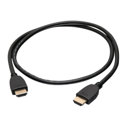 C2G 6ft 4K HDMI Cable with Ethernet - High Speed - UltraHD Cable - M/M - HDMI cable with Ethernet - HDMI male to HDMI male - 6 ft - shielded - black