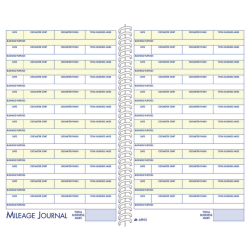 Adams® Vehicle Mileage And Expense Book, 5 1/4" x 8 1/2"