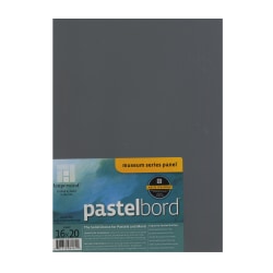 Ampersand Pastelbord, 16" x 20", Gray