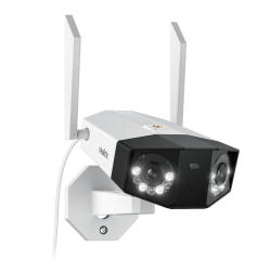 Reolink WiFi-Outdoor 4K Dual-Lens 180° Panorama Security Camera, 8.54" x 6.26" x 4.92", White
