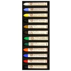 Sennelier Oil Pastels, Assorted Bright, Set Of 12