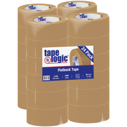 Tape Logic® Flatback Tape, 3" Core, 2" x 60 Yd., Kraft, Case Of 24