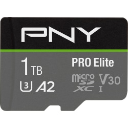 PNY PRO Elite Class 10 U3 V30 microSDXC Flash Memory Card, 1TB