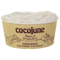 Cocojune Organic Vanilla & Chamomile Yogurt, 4 Oz, Total Qty 12