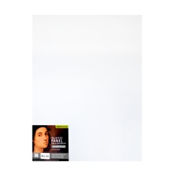 Ampersand Primed Smooth Flat Profile Artist Panels, 18" x 24", 1/8", White, Pack Of 2