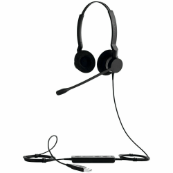 Jabra BIZ 2300 Headset - Microsoft Teams Certification - Stereo - USB Type A - Wired - 32 Ohm - 70 Hz to 16 kHz - GSA2399829109
