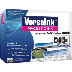 VersaCheck® VersaInk-nano™ Universal Refill Kit, Black, Disc