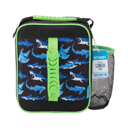 Smash Insulated Duo Lunch Bag, 4-3/16"H x 9-7/8"W x 10-1/4"D, Shark