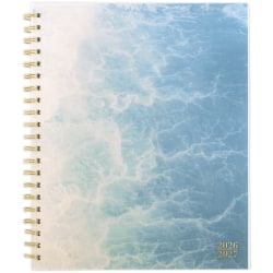 Mead Cambridge® Oceana Academic 2026-2027 Weekly Monthly Planner, Large, 8 1/2" x 11"