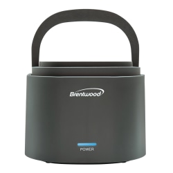 Brentwood® 110-Volt 50-Watt Portable Leakproof Electric Lunch Box, 0.625-Qt., Gray