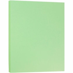 JAM Paper® Letter Matte Paper, Mint Green, Letter (8.5" x 11"), 50 Sheets Per Pack, 28 Lb