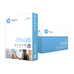 HP Office Ultra White Paper, Letter Size (8 1/2" x 11"), 20 Lb, Ream Of 500 Sheets