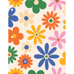 Eccolo BTS 2-Pocket Folder, 8-1/2" x 11", Flowers
