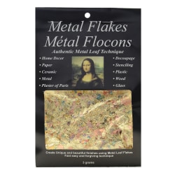 Mona Lisa Metal Flakes, 3 Grams, Variegated