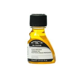 Winsor & Newton Linseed Oil, Cold Pressed, 75mL