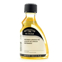 Winsor & Newton Linseed Oil, Refined, 250 mL, Pack Of 2