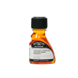 Winsor & Newton Linseed Oil, Thickened, 75 mL, Pack Of 2