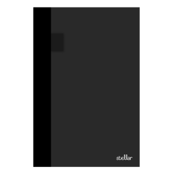2023-2024 Office Depot® Brand Stellar Academic Weekly/Monthly Planner, 5-1/2" x 8-1/2", Black, July 2023 to June 2024