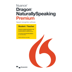 Dragon NaturallySpeaking Premium Student & Teacher Edition - (v. 13) - box pack - 1 user - academic, Consignment - Win