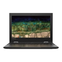 Lenovo® 500e 2-In-1 Chromebook Laptop, 11.6" Touch Screen, Intel® Celeron® N4120, 4GB Memory, 32GB Flash Drive, Black