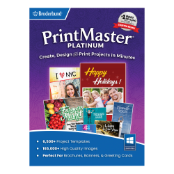 Encore PrintMaster Platinum v9, Disc