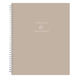 2027 Blue Sky Oat Weekly/Monthly (18-Month) Planning Calendar, 8.5x11, 0%, PP, Jan-Dec, RY27