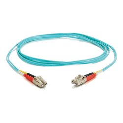 C2G 10m LC-LC 10Gb 50/125 Duplex Multimode OM3 Fiber Cable - Aqua - 33ft - Patch cable - LC multi-mode (M) to LC multi-mode (M) - 10 m - fiber optic - duplex - 50 / 125 micron - OM3 - aqua