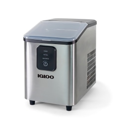 Igloo 26 Lb Self-Cleaning Ice Maker, Silver, Total Qty 1