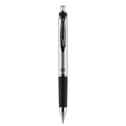 uni-ball® RT Retractable Gel Pen, Gel Impact®, Bold Point, 1.0 mm, Gray Barrel, Black Ink