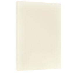 JAM Paper® Vellum Bristol Card Stock, Creme, Ledger (11" x 17"), 67 Lb, Pack Of 250
