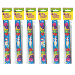 Teacher Created Resources Slap Bracelets, Happy Birthday Balloons, 10 Per Pack, Set Of 6 Packs