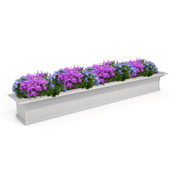 Mayne Yorkshire Window Box Planter, 7', White